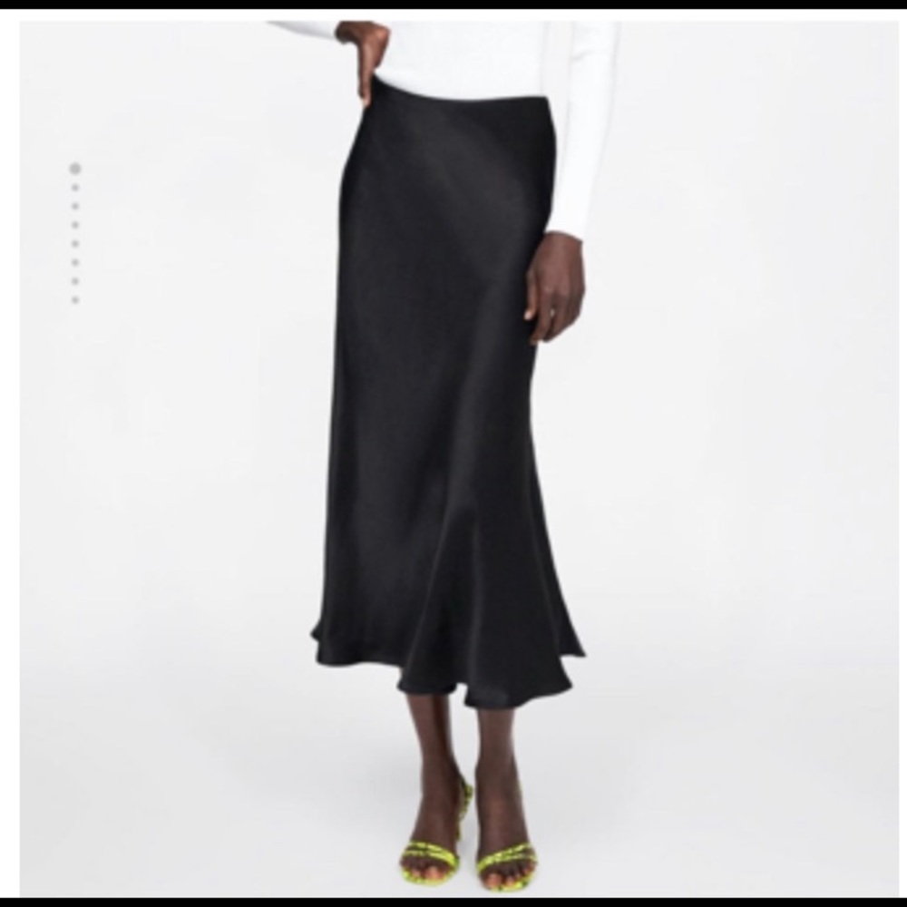 Zara Satin Skirt